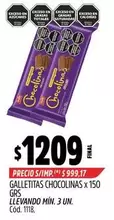X$ - GALLETITAS CHOCOLINAS