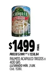 Acapulco - PALMITO TROZOS