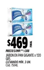 Gigante - JABON EN PAN