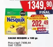 Nesquik - CACAO NESQUIK