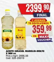 Molto - ACEITE GIRASOL