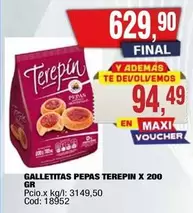 Terepin - GALLETITAS PEPAS
