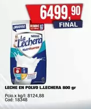 LECHE EN POLVO L.LECHERA