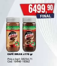 Dolca - CAFÉ DOLCA x170 gr