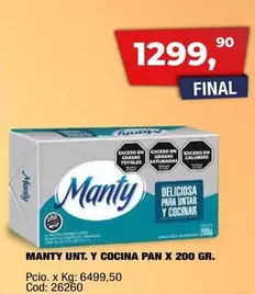 Manty - UNT. Y COCINA PAN