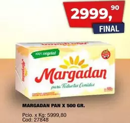 Margadan - PAN X 500 GR