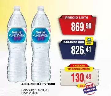 Nestlé - AGUA NESTLE PV 1500
