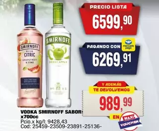 Smirnoff - VODKA SABOR