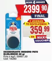 DESODORANTE INODORO BLOQ.MOCHI 40 gr