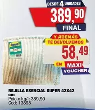 Esencial - REJILLA ESENCIAL SUPER 42X42