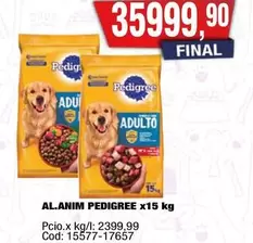 Pedigree - PEDIGREE x15 kg