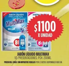 Multimax - JABÓN LÍQUIDO MULTIMAX