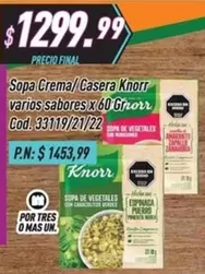 Knorr - Sopa Crema/Casera