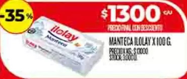 Ilolay - MANTECA X 100 G