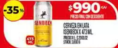 Isenbeck - CERVEZA EN LATA