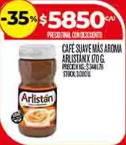 Arlistán - CAFÉ SUAVE MÁS AROMA