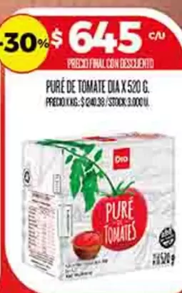 Dia - PURE DE TOMATE