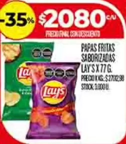 Lay's - PAPAS FRITAS SABORIZADAS