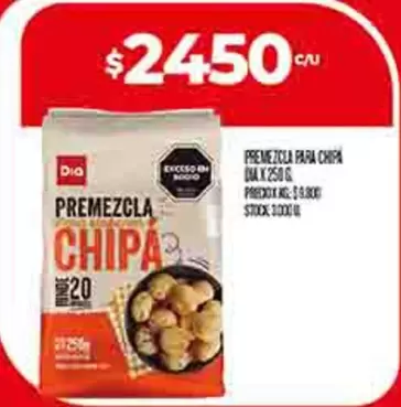 Dia - PREMEZCLA CHIPA