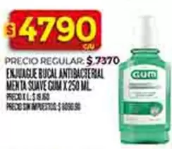 GUM - ENJUAGUE BUCAL ANTIBACTERIAL