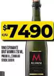 Mumm - VINO ESPUMANTE BRUT