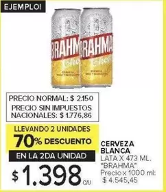 Brahma - CERVEZA BLANCA