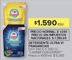 X$ - DETERGENTE ULTRA V/ FRAGANCIAS