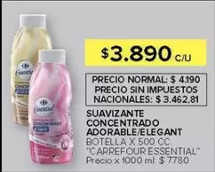 Carrefour - SUAVIZANTE CONCENTRADO ADORABLE/ELEGANT