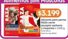Raza - Alimento para perros carne (excepto cachorro y mayores)