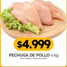 X$ - PECHUGA DE POLLO