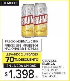 Brahma - CERVEZA BLANCA