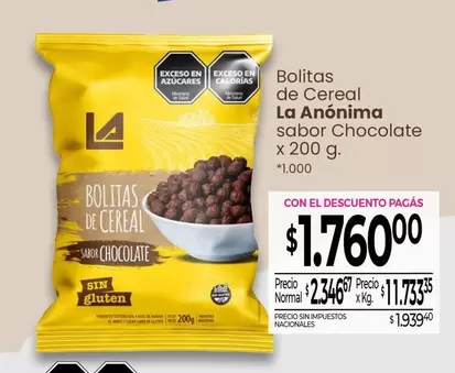 La Anónima - Bolitas de Cereal