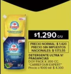 X$ - DETERGENTE ULTRA V/ FRAGANCIAS