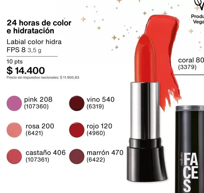 Rojo - Labial color hidra