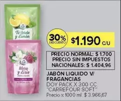 Mora - JABÓN LIQUIDO V/ FRAGANCIAS