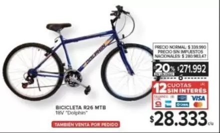 BICICLETA R26 MTB