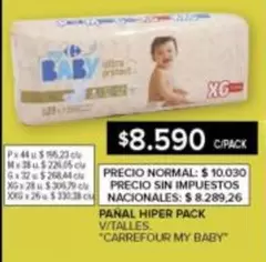 Carrefour - PAÑAL HIPER PACK