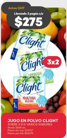 Clight - JUGO EN POLVO