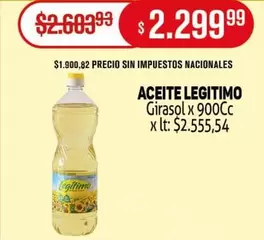 Legítimo - ACEITE LEGITIΜΟ