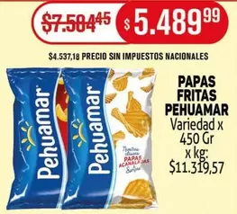 Pehuamar - PAPAS FRITAS