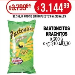 Krachitos - BASTONCITOS KRACHITOS