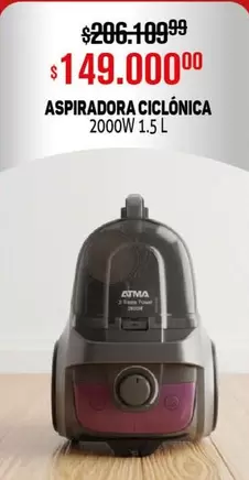 Atma - ASPIRADORA CICLÓNICA