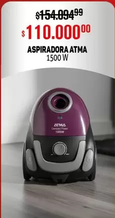 Atma - ASPIRADORA 1500 W