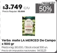 La Merced - Yerba mate De Campo