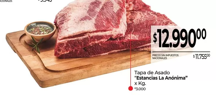 X$ - Tapa de Asado