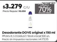 Dove - original x 150 ml