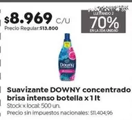 Downy - Suavizante concentrado brisa intenso botella x 1lt
