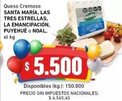 Las Tres - Queso Cremoso