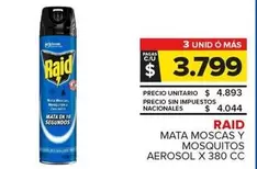Raid - Mata Moscas Y Mosquitos Aerosol 