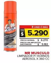 Mr Músculo - Limpiador P/Hornos Aerosol